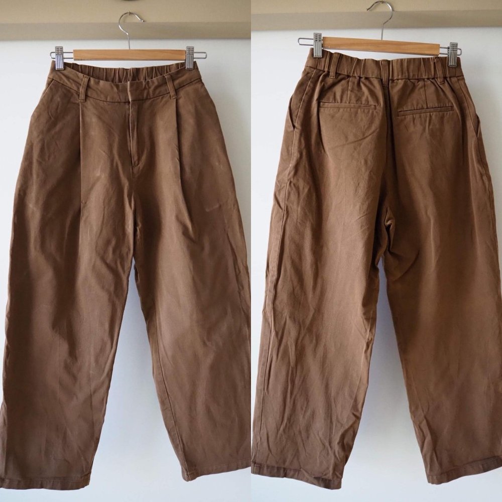 MUJI brown trousers